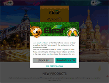 Tablet Screenshot of eleafworld.com